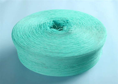 中国 高い粘着性の青いスパンデックスの裸ヤーンは/編むソックスのためのリングによって回されたTexlonのスパンデックス ヤーンを染めました サプライヤー