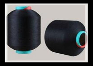 中国 黒い色は/編むのための裸のスパンデックス ヤーン20Dの高い粘着性を編むこと染めました サプライヤー