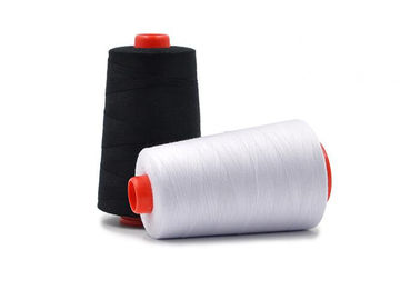 中国 高い粘着性高い等級の衣服の生地のための40s/3ポリエステル縫う糸 サプライヤー