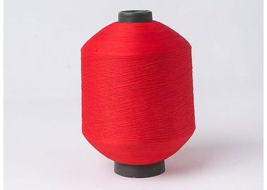 中国 高い粘着性のドープ塗料は編むウェビングのための多彩なポリエステル ヤーン100D 200Dを染めました サプライヤー