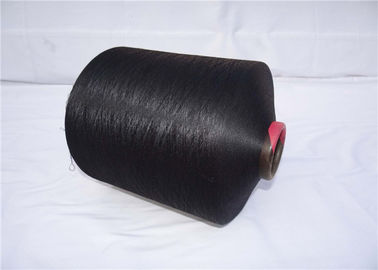中国 100% 加工糸を描きますポリエステルによって一定にされるヤーン リングによって回される150D/96F AAの等級の黒色 サプライヤー
