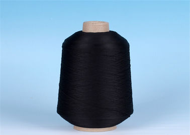 中国 黒い色はナイロン加工糸を描きますのヤーンによって染められた75D/72F高性能を織りました サプライヤー