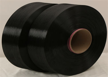 中国 未加工黒の300D/96F高い粘着性ポリエステル フィラメント ヤーン、ポリエステル ドープ塗料はヤーンを染めました サプライヤー
