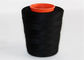 編む生地または衣服のためのリサイクルされた黒によって回されるポリエステル ヤーンの高い粘着性 サプライヤー